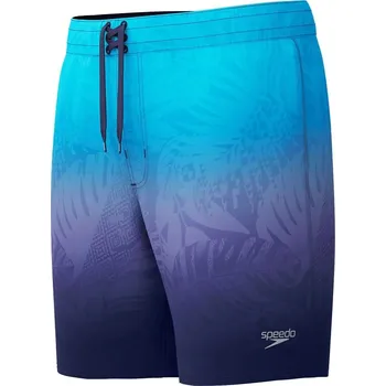 Pánské kraťasy Speedo Lookout Ombre Flex Boardshort Harpuna Blue S - UK32
