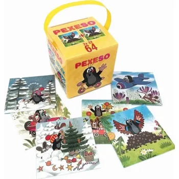 Pexeso Akim Pexeso v krabičce Krtek žluté