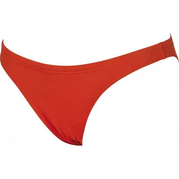 Dámské plavky Arena Solid Bottom Red/White 30