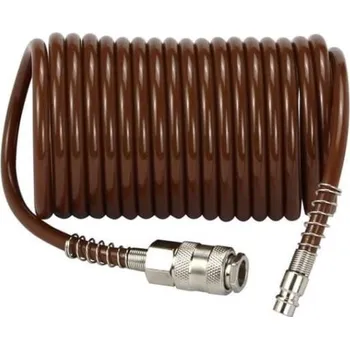 Příslušenství ke kompresoru W.D.S WDS2154, Vzduchová hadice 5x8 mm 5 m | pracovní tlak 8 bar, spirálová