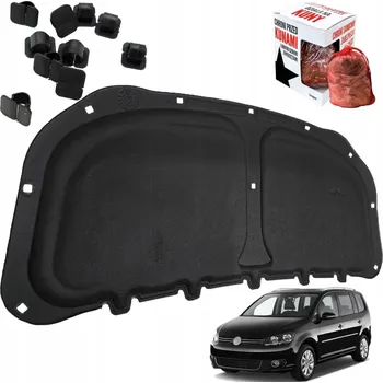 Posilovač řízení Odlučnění kapoty IZOLACE VW TOURAN II 11-15 + ODPUZOVAČ HLODAVCŮ SPONKY