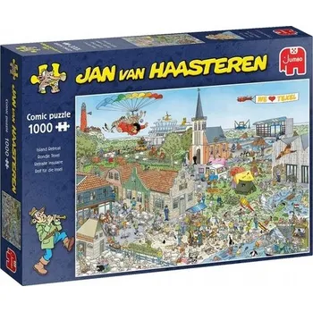Puzzle Puzzle Jumbo 1000 dílků Jan van Haasteren Výlet na ostrov puzzle 1000 dílků