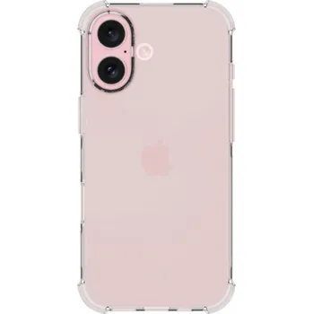 Transparentní kryt se zesílenými rohy pro iPhone 16 - čirý