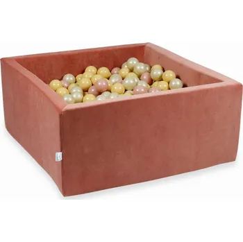 Suchý bazén Suchý bazén s míčky Mimii Velvet Soft 90 x 90 cm