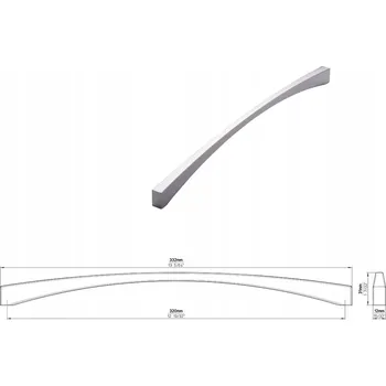 Nábytková úchytka SIRO 2198-333ZN1 chrom lesklý