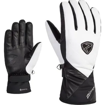 Chránič rukou Ziener lyžařské rukavice KAMEA GTX lady glove 2024/2025 Bílá 6,5 Dámské