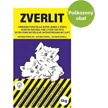 Podestýlka pro kočku ZVERLIT fialový podestýlka super jemná s vůní 4,4 kg - Poškozený obal - SLEVA 15 %