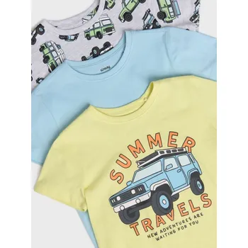 Chlapecká mikina Sinsay - Sada 3&nbsp;triček - šedá - 279DZ-09M - 279DZ-09M-134