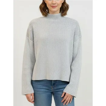 Dámská móda Sinsay - Svetr s polorolákem - šedá - 640IJ-09P - 640IJ-09P-XS