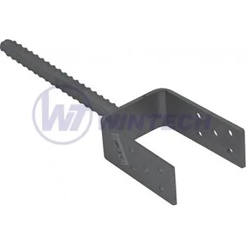 Stavebniny Patka sloupku 70,PSL 70U,71x310x100x4, 1 ks TKRAAL7104C