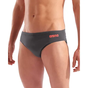 Pánské oblečení Arena Solid Brief Asphalt M - UK34