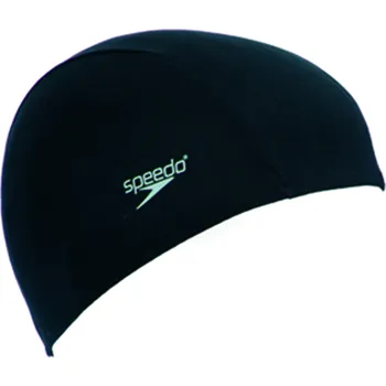 Plavecká čepice Dětská plavecká čepice Speedo Polyester Cap Junior Černá