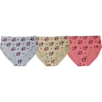 Kalhotky Dámské kalhotky NOVIA | květy MAMA B9 meruňková 4XL