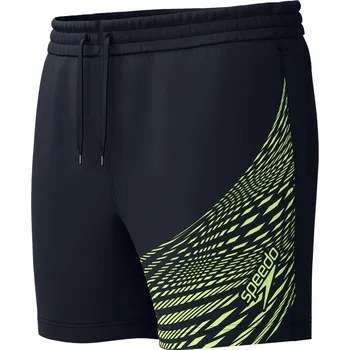Pánské kraťasy Speedo Medley Logo 16 Watershort Black/Hyper Yellow XL - UK38