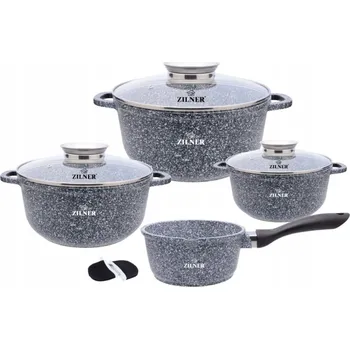 Sada hrnců Zilner Premium z hliníku 9 ks.