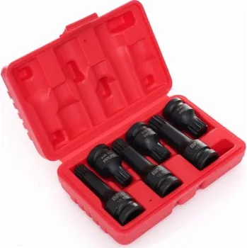 Sada nářadí Kraft&Dele KD11761, Nářadí pro profesionály | Rázové nástrčné hlavice 1/2", chrom-molybdenová ocel