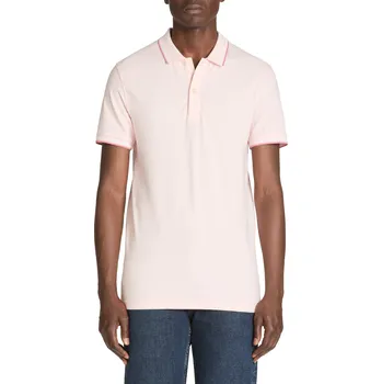 Pánské oblečení Celio Polo tričko pique Decolrayeb 1150884 Růžová S