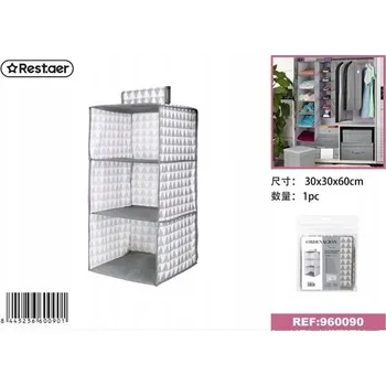 Organizér oblečení ZÁVĚSNÝ ORGANIZÉR DO SKŘÍNĚ 3 POLICE