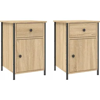 Noční stolek Noční stolek s nastavitelnou výškou, dub sonoma, 40x42x60 cm