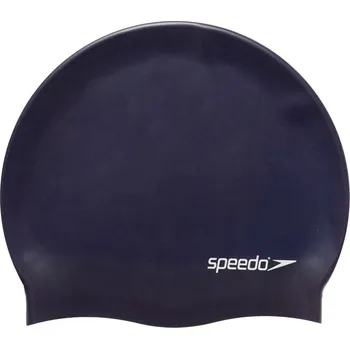 Plavecká čepice Plavecká čepička Speedo Plain Flat Silicon Cap Modrá