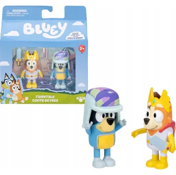 BLUEY Sada 2 Pohyblivých Figurek Kamarádi Připraveni na Dobrodružství