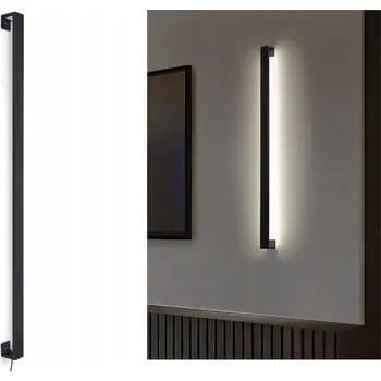 Nástěnné svítidlo LED nástěnné svítidlo KEA 9W 100CM ČERNÁ MATNÁ 4000K DEKORATIVNÍ LAMPA