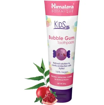 zubní pasta Himalaya Botanique Kids Bubble Gum dětská zubní pasta , 80g