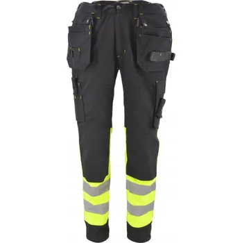 montérky AWTOOLS PRACOVNÍ KALHOTY S MONTÉRSKÝMI KAPSY T3 REFLEXNÍ XXXL AW02615