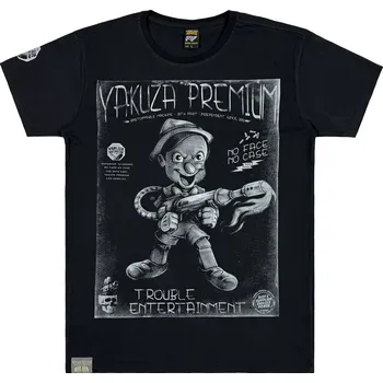 Pánská móda YAKUZA 4003 Tričko černé - XL
