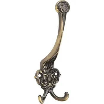 Nábytkové kování Nábytkový věšák Orio-XL mosaz patina