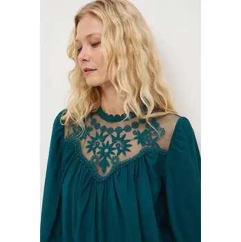 Dámská halenka Halenka Medicine RW25-BDDC04 tyrkysová 67X, vel. XS