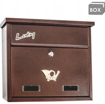 Železářství Poštovní schránka Maan hnědá