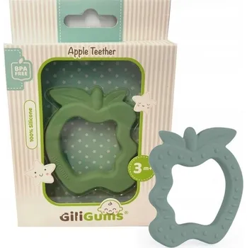 Ortodontické kousátko GiliGums silikonové zelené