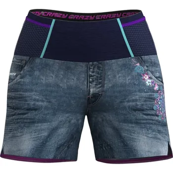 Běžecké oblečení Crazy kraťasy Idea SHORT LIGHTNING 2025 Modrá M Dámské