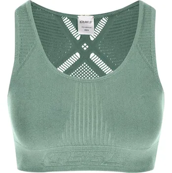 cyklistický dres Q36.5 podprsenka Q.36.5 Seamless Bra 2025/2026 Olivová XS/S Dámské