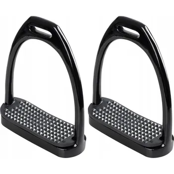 Vybavení pro koně Hliníkové Třmeny START Alu světle černé 12