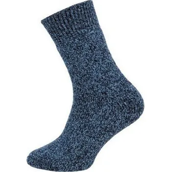 Pánské ponožky Dámské a pánské vlněné ponožky NOVIA | Norská 1241 – modrá 36-38