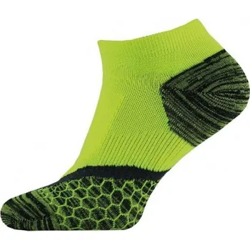 Pánské ponožky Dámské a pánské ponožky NOVIA | Sport Edition RUN 1174 žlutá 39-42