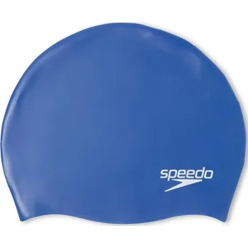 Dětská plavecká čepice Speedo Plain Moulded Silicone Junior Cap Modrá