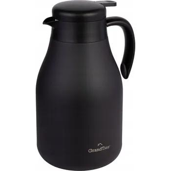 Termoska GRANDTIES Termoska Nerezový Izolovaný Na Horké Nápoje 12h Černý