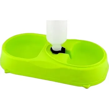 Dávkovač krmiva Automatický dávkovač krmiva Pet Feeder Zelená