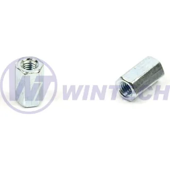 Spojovací materiál WINTECH Matice prodlužovací DIN 6334 M8 x 30 ZB Balení: 1 ks FACQJ08030BJ0
