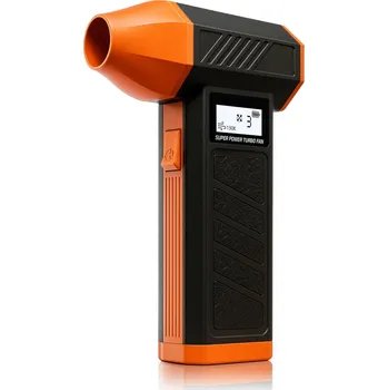 Interlook Elektrická turbo ofukovačka | 130.000 ot./min | akumulátor 5.000 mAh | FAN-P30-B+O