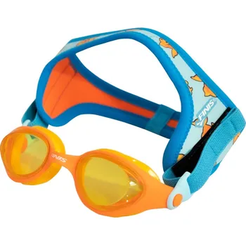 Plavecké brýle Dětské plavecké brýle Finis DragonFlys Goggles Oranžovo/modrá