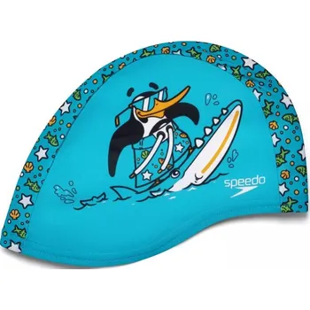 Plavecká čepice Plavecká čepice Speedo Printed Polyester Cap Tyrkysová