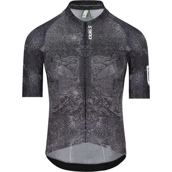 cyklistický dres Q36.5 Pánský cyklistický dres Gregarius Pro Damask Jersey léto Černá XXL Pánské