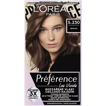 Barva na vlasy L'Oréal Barva na vlasy Préférence Vivid Colors 5.230 mocha