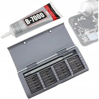 Šroubovák B7000 LEPIDLO NA RÁMEČKY 110ml + SADA ŠROUBOVÁKŮ