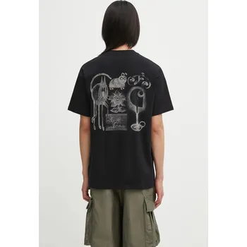 Bavlněné tričko Carhartt WIP S/S Okniceok 01 T-Shirt, S, černá, 99X