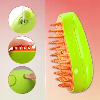 Kosmetika pro psa Parní kartáč Hikey pro péči o srst psů a koček